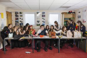 Student created last supper photograph